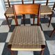 Set of 5 chairs from the 1950s designed by Georg Leowald.