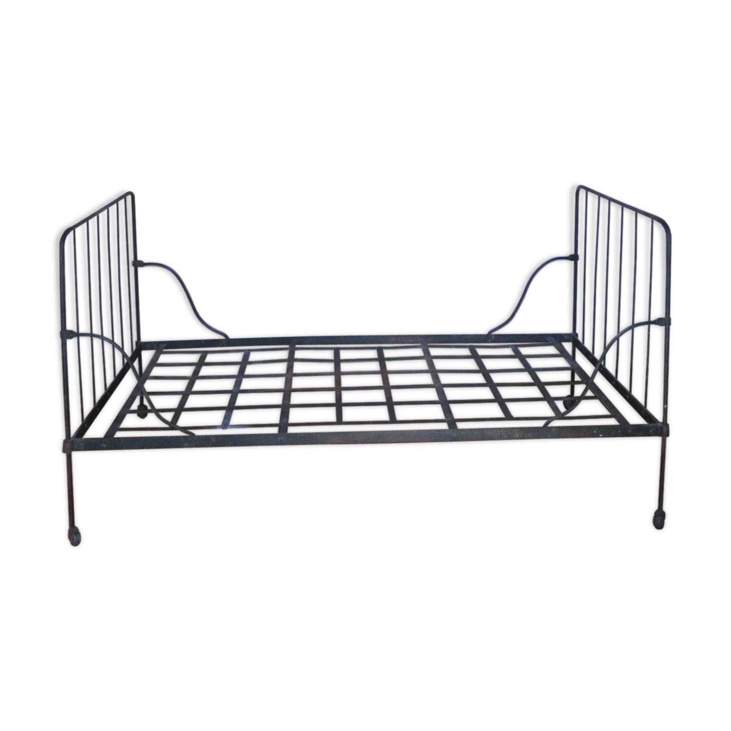 19th century wrought iron bed