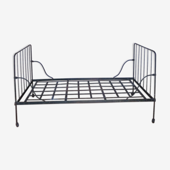 19th century wrought iron bed