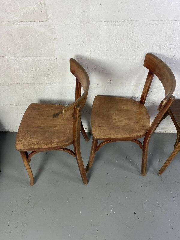 4 chaises bistrot Baumann