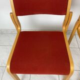 4x Vintage Danish design chairs Kvist Mobler