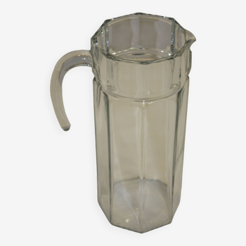 Vintage glass water pitcher