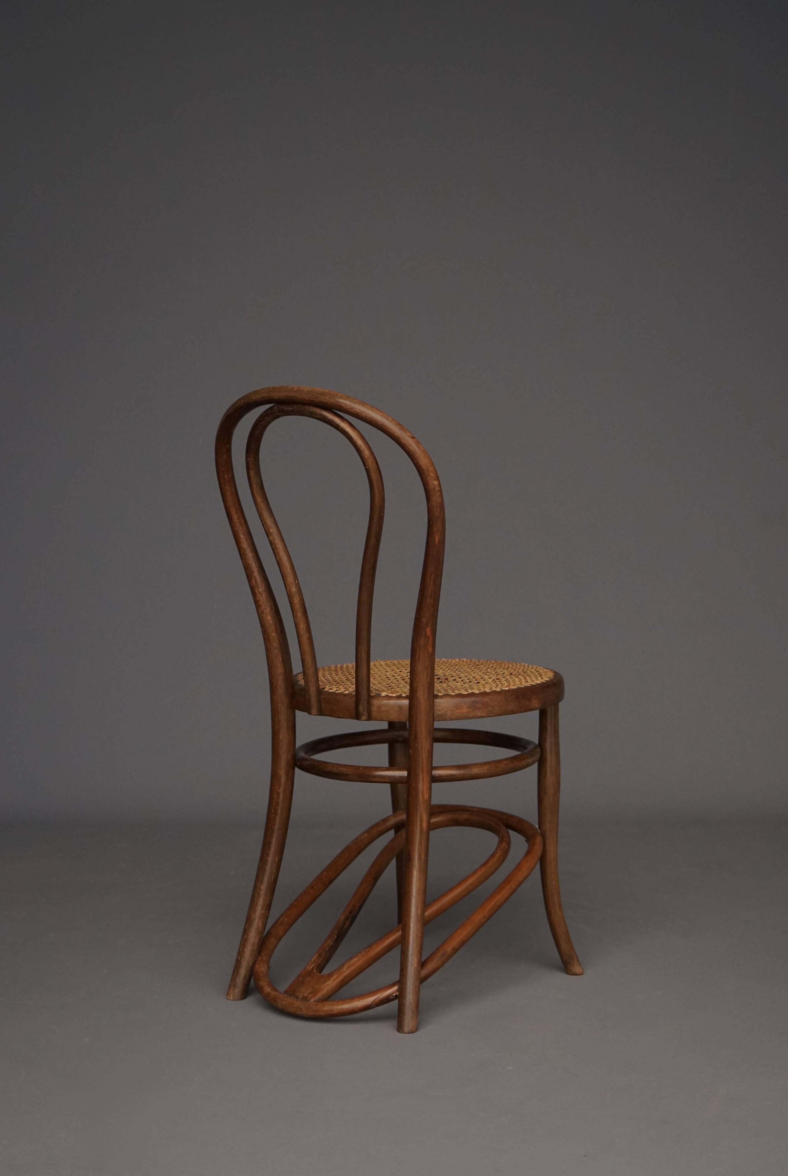 Chaise d'Appoint Boot-Jack de Gebrüder Thonet Vienna GMBH, années 1880