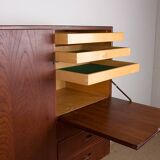 Danish Teak Highboard by Kurt Ostervig for Randers Mobelfabrik 1960.