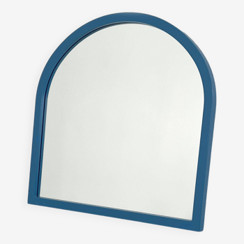 Miroir modèle 4720 bleu par Anna Castelli Ferrieri pour Kartell 1980s 65x65cm