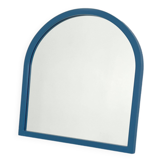 Blue model 4720 mirror by Anna Castelli Ferrieri for Kartell 1980s 65x65cm