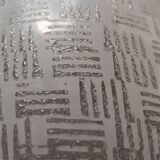 Suspension vintage française en Verre des années 1960 attribuée à Lunel