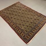 Vintage Tribal Rug 203x136 cm Wool Oriental Hand Made Rug Red, Beige, Blue