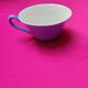 Lot "Mix & Match" Tea Time blue vintage - Booths teapot and cups set
