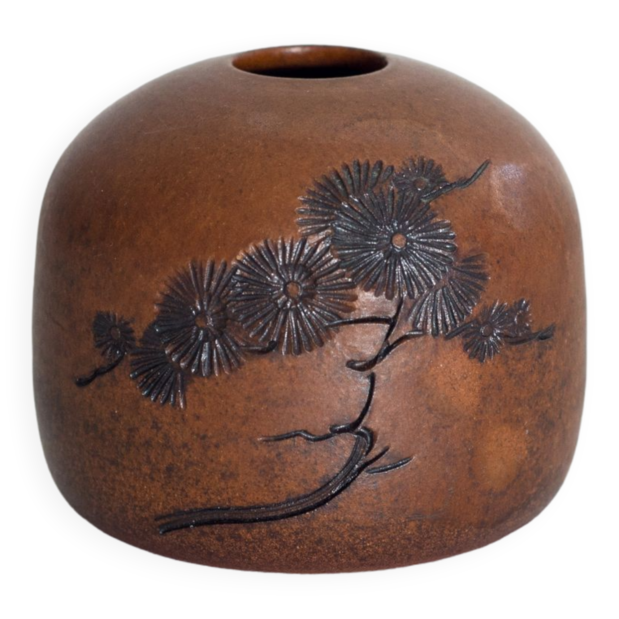 Handmade earthen vase