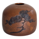 Handmade earthen vase