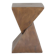 Lightweight Geometric Concrete Side Table, Modern Indoor/Outdoor Accent Table, Multifunctional Table
