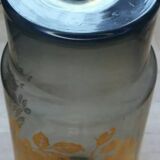 Retro vase smoked glass