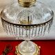 Italian style table lamp, glass artist Charles Balembois, glass & B