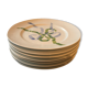 7 assiettes plates "Un Jardin en Plus"
