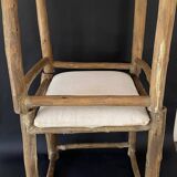 Duo tabourets bois d’olivier