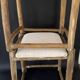 Pair of olive wood stools