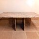 Vintage coffee table in pink marble 70s 80s