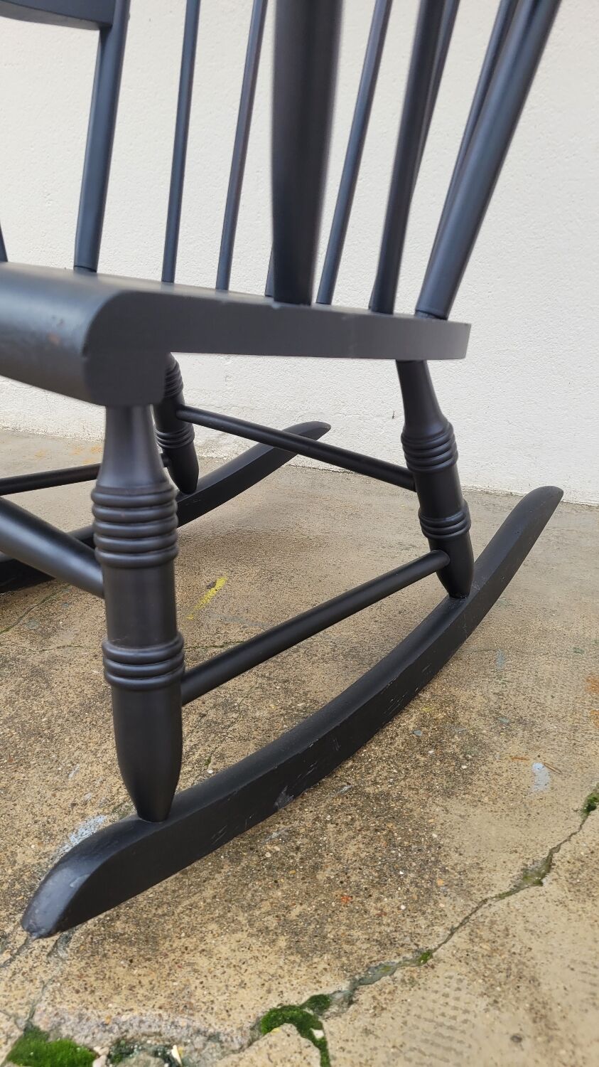 Vintage rocking chair rocking chair 1950 black