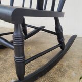 Vintage rocking chair rocking chair 1950 black