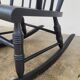 Vintage rocking chair rocking chair 1950 black