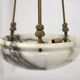 Scandinavian alabaster pendant, Sweden, 1940