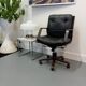 Fauteuil de bureau Scandinave westnofa en cuir