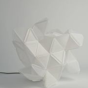 Labyrinth, Hazy, Artisan Light Sculpture with Integrated Fixture, By Republiken