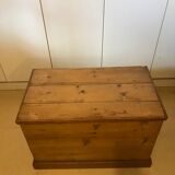 English pine chest