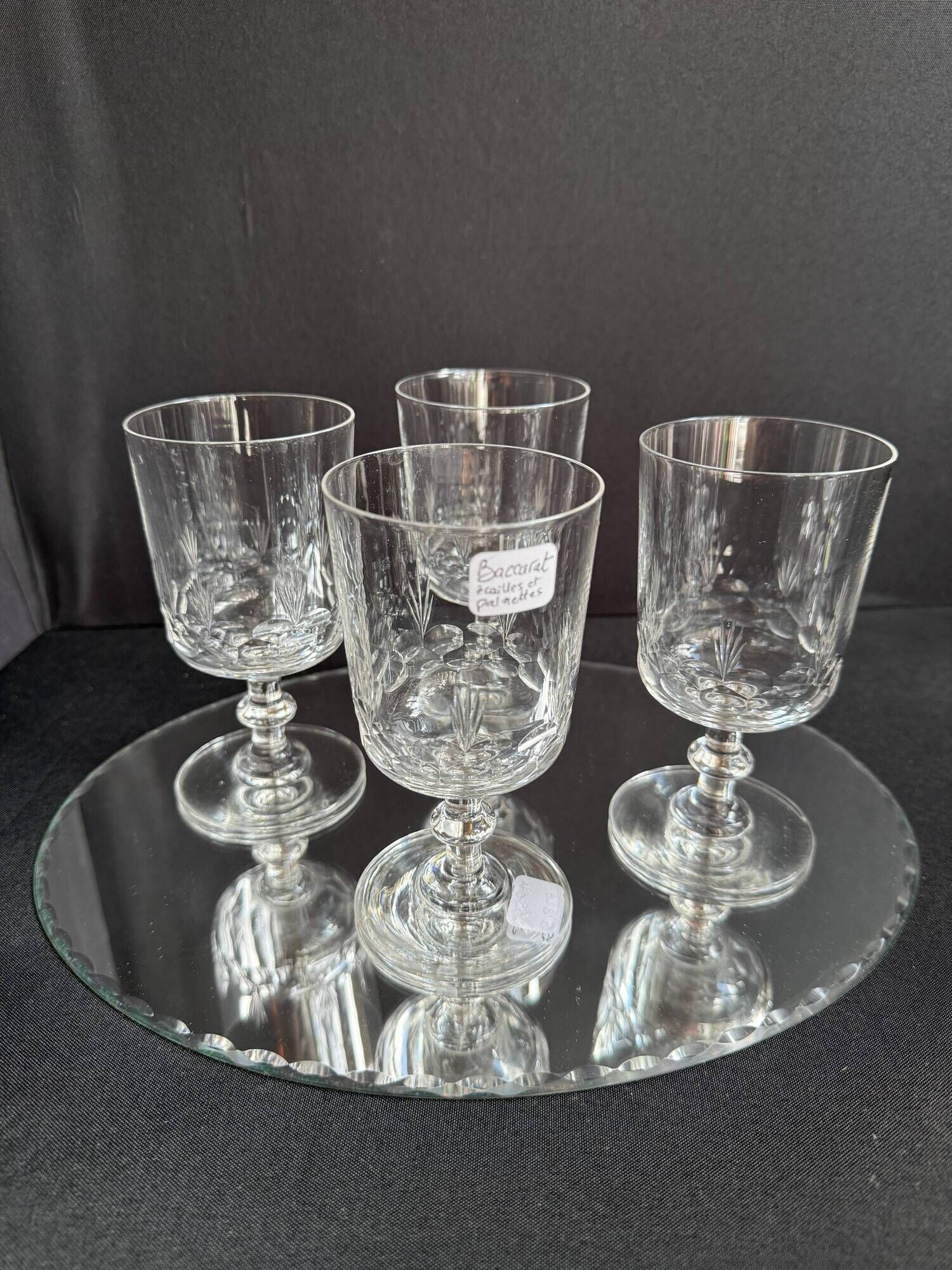 4 verres à vin Baccarat