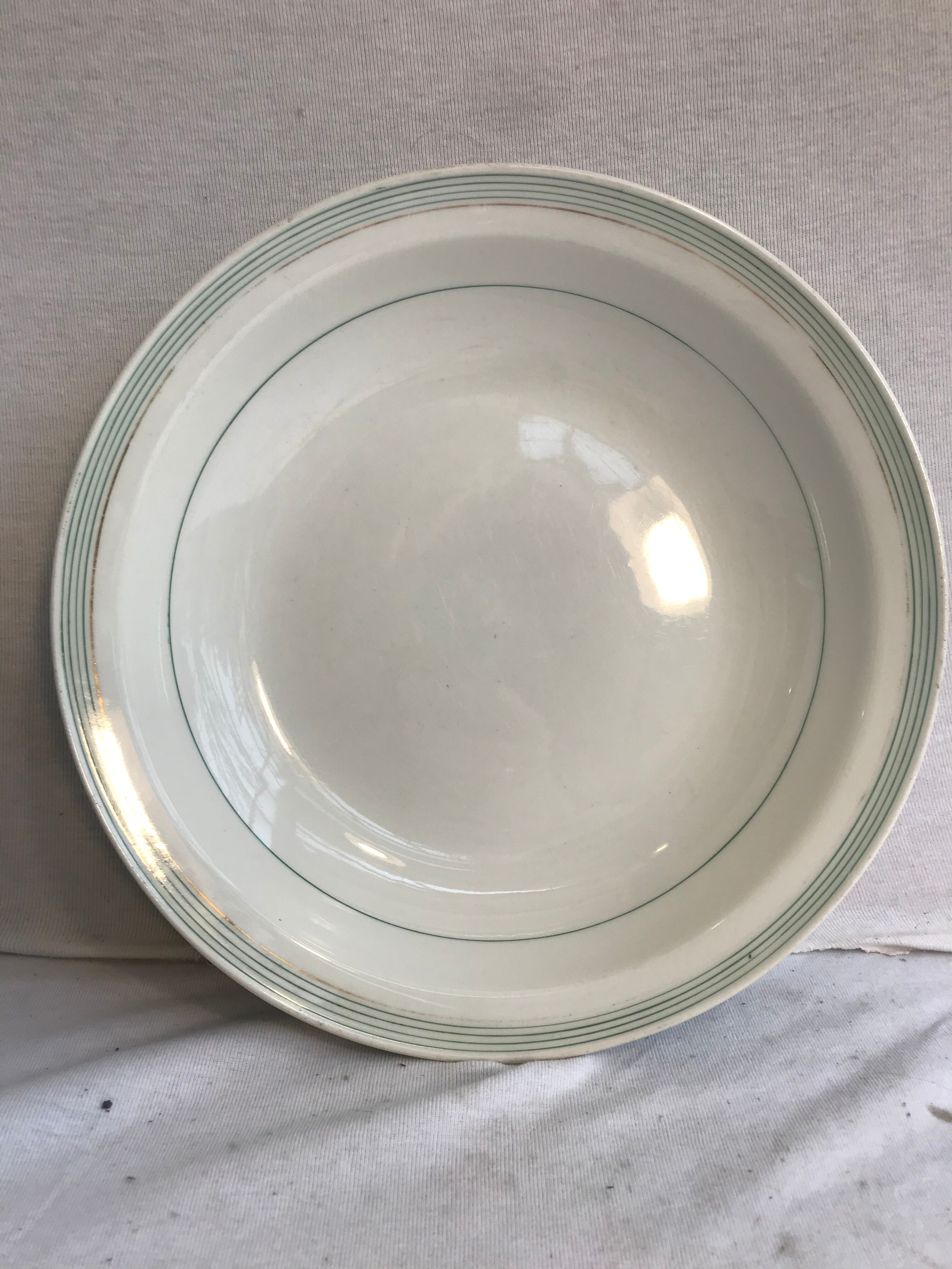 Old plate gs porcelain