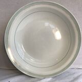 Ancienne assiette gs porcelaine blanche