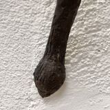 Wall lamp in wrought iron.