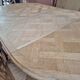Extendable old wooden table