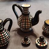 Vintage tea set, Vallauris ceramics, FASE workshop
