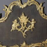 Ecran de Cheminée Louis XV en bronze fin XIX