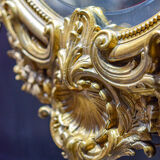 19th-century golden mirror