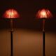 Kullmann lampen set Table lamps Bronze color 1970s Germany