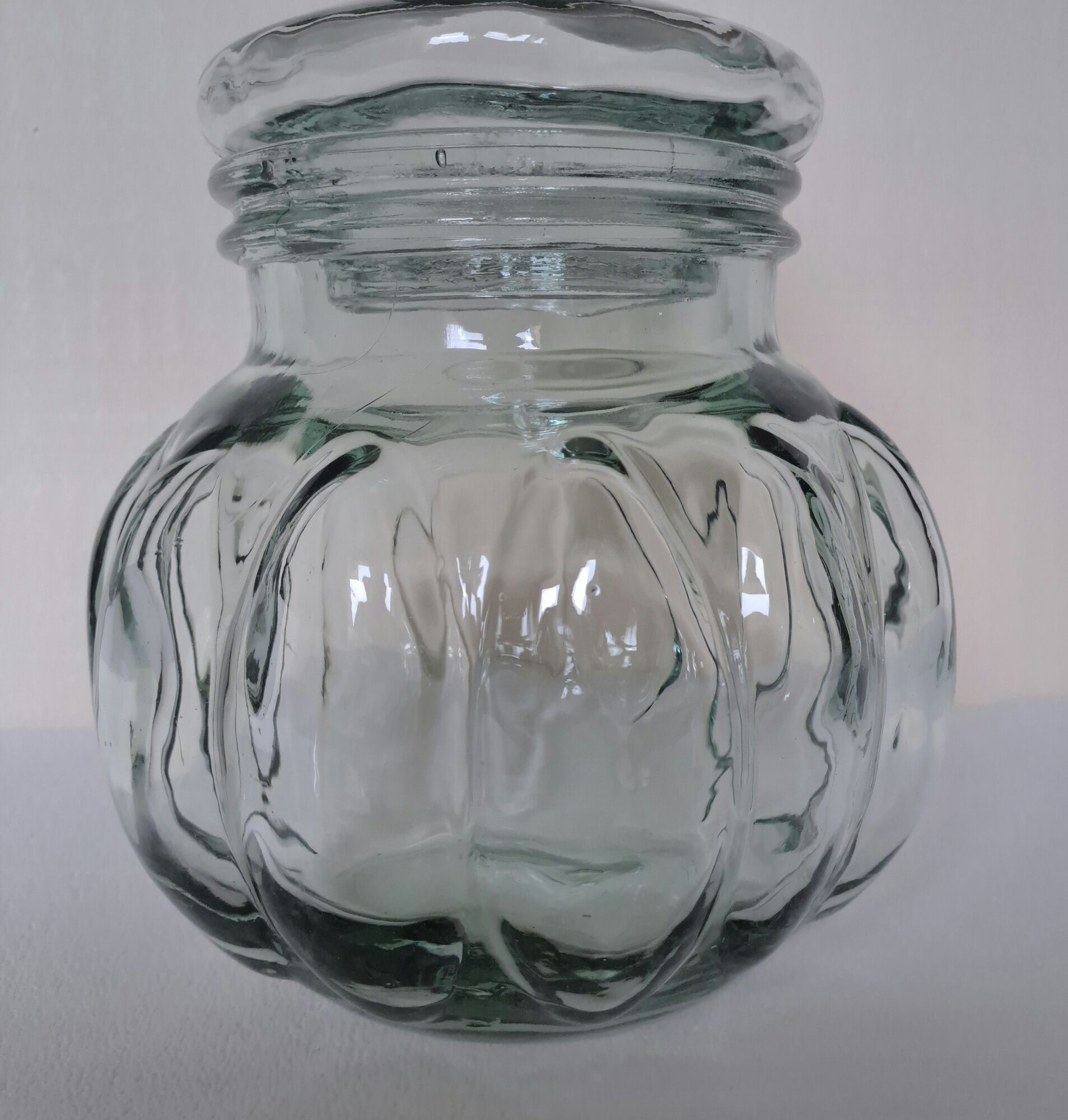 Vintage pumpkin sweet jar