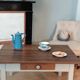 Table basse ancienne avec tiroir