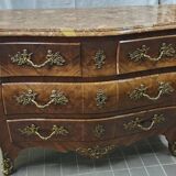 Louis XV style curved chest of drawers