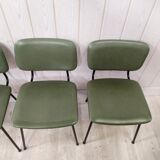 Set of 4 prefacto chairs by simard for airborne