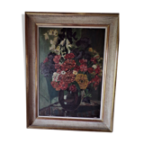 Oil on still life panel