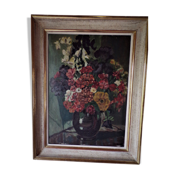 Oil on still life panel