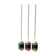 Lot de 3 suspensions, années 1960 Made in Denmark