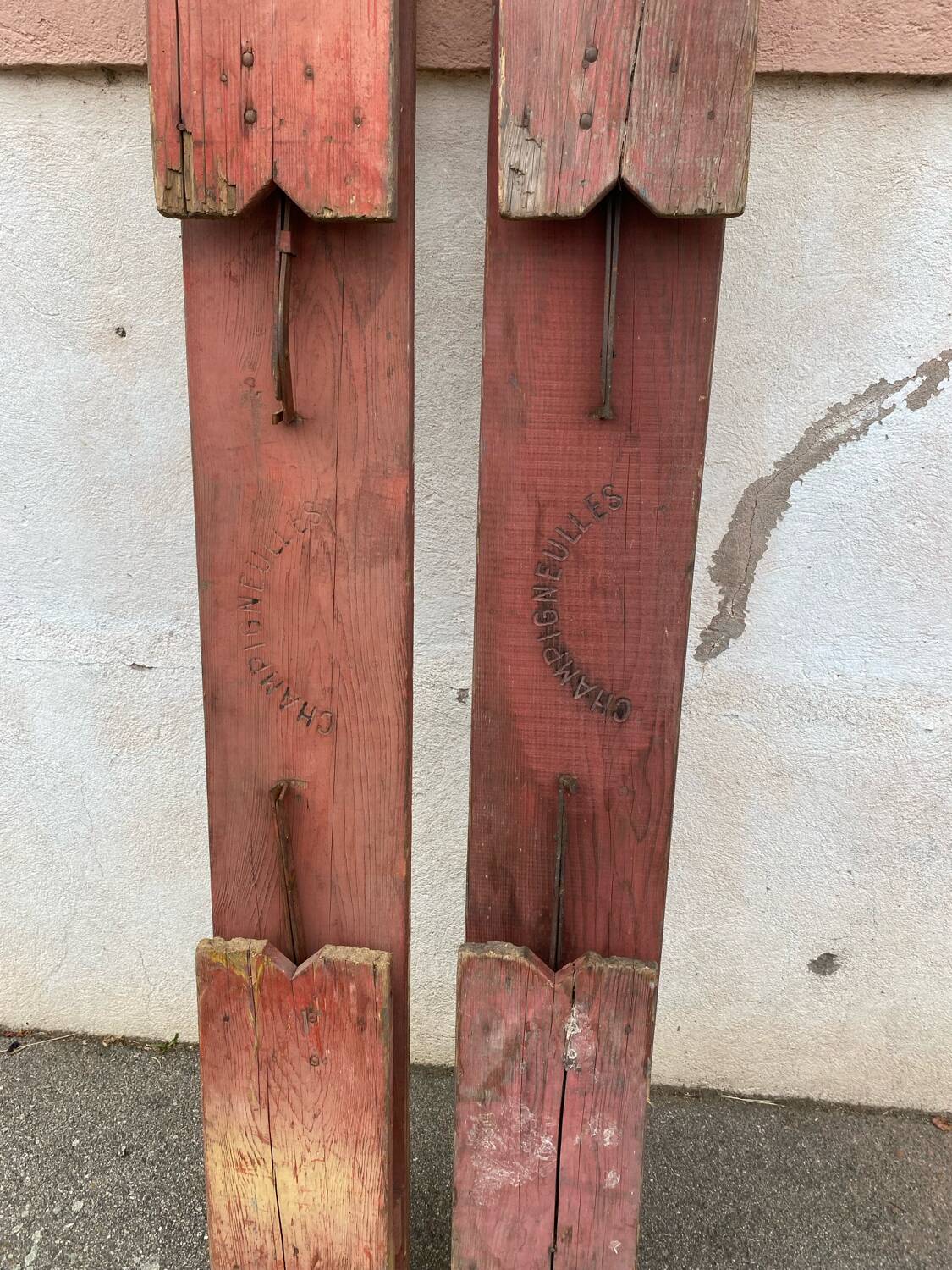 Pair of folding benches