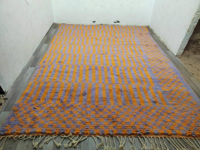 Moroccan Boujaad rug in wool, 200cm x 300cm