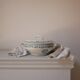 Soup bowl Saint Amand, green pattern - model 4025