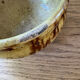Vintage ceramic flowerpot with braided ears