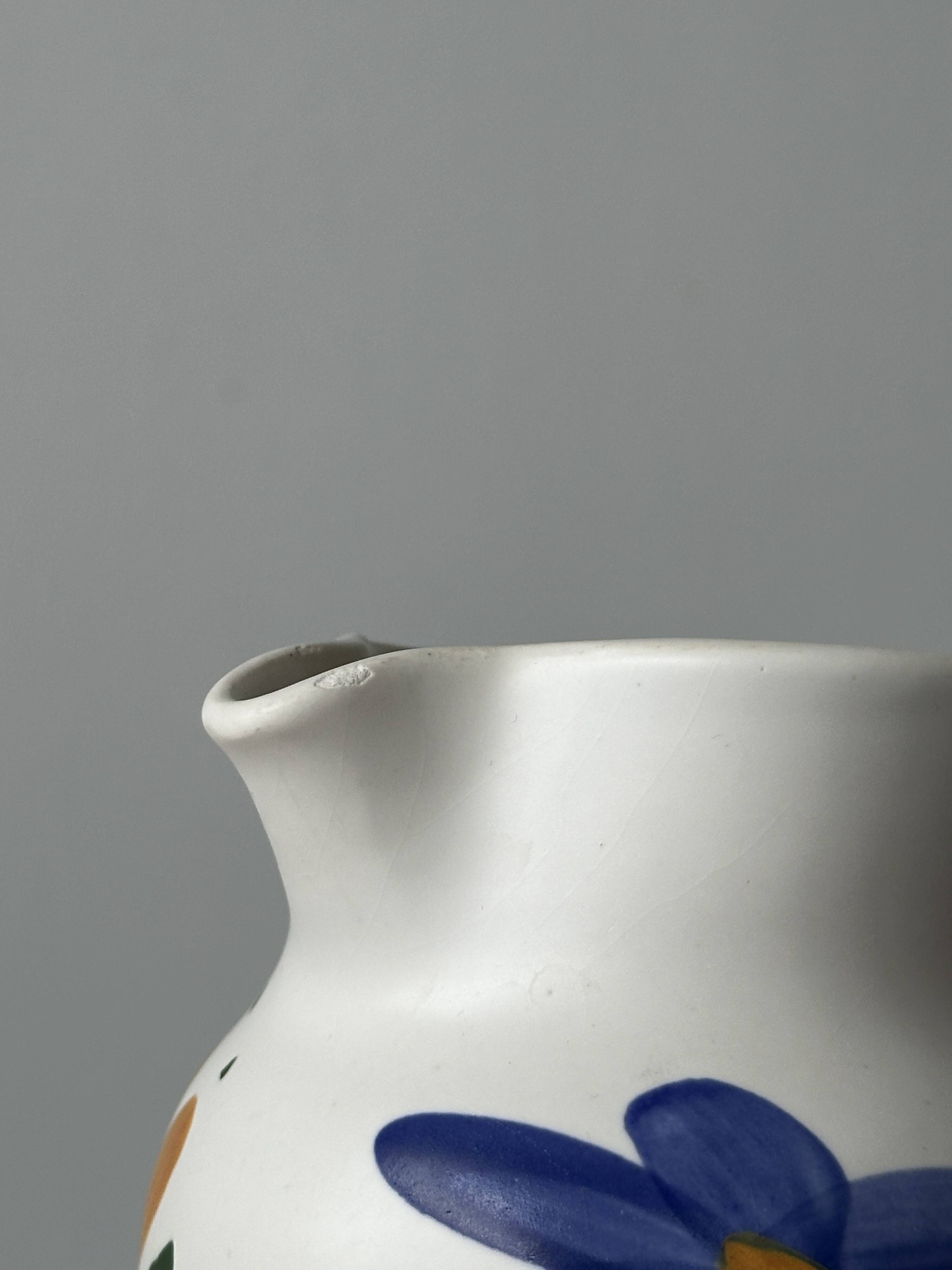 Marsh pottery milk jug